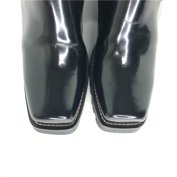 Louis Vuitton Limitless Belted Harness Chelsea LV Logo Patent Leather Boots 38 - Picture 9 of 10